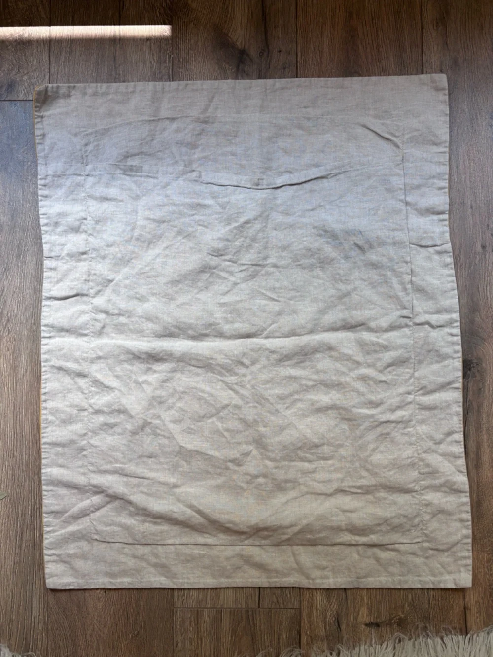 Williams-Sonoma Home Classic Velvet Standard Sham Gold Ochre Cotton Linen Accent